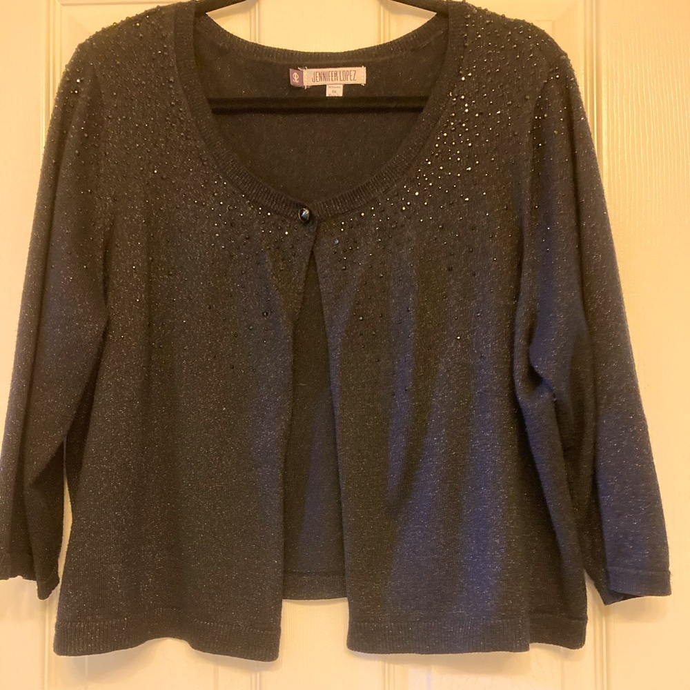 Embellished Shrug by Jennifer Lopez